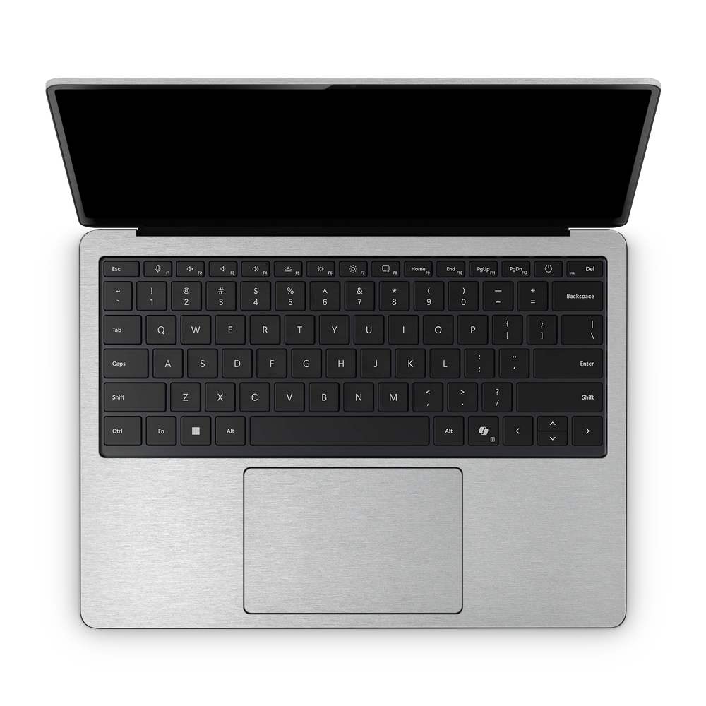 Microsoft Surface Laptop 7 13 2024 Professional Interior Brushed Aluminum Skin Wrap Cover