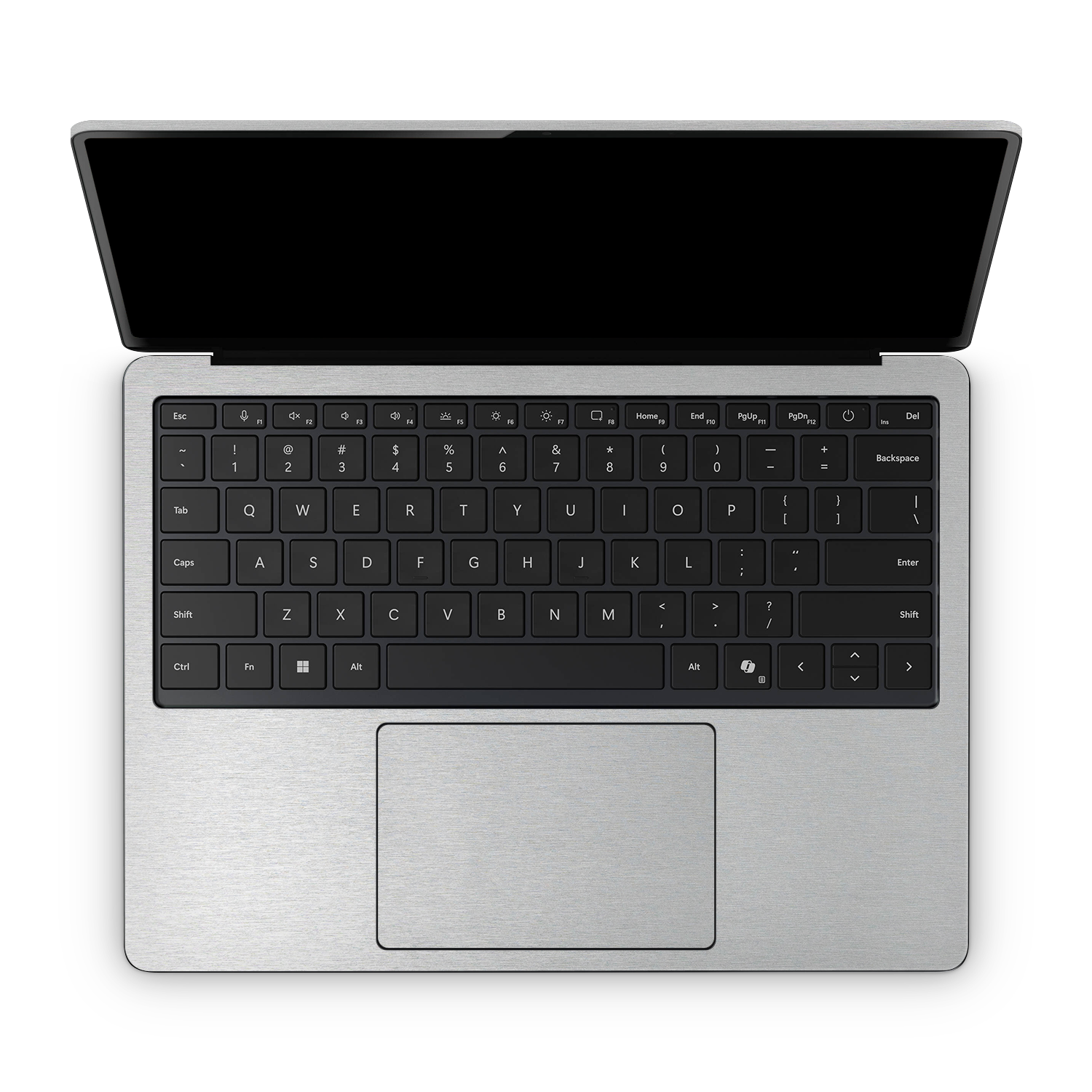 Microsoft Surface Laptop 7 13 2024 Professional Interior Brushed Aluminum Skin Wrap Cover