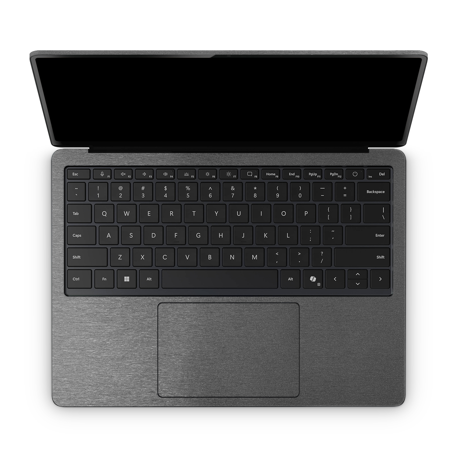 Microsoft Surface Laptop 7 13 2024 Professional Interior Brushed Black Skin Wrap Cover