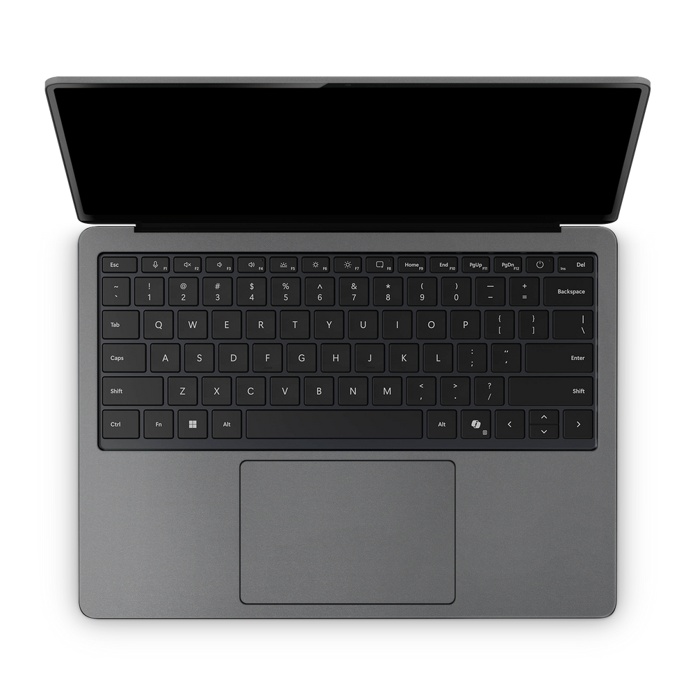 Microsoft Surface Laptop 7 13 2024 Professional Interior Charcoal Grey Skin Wrap Cover