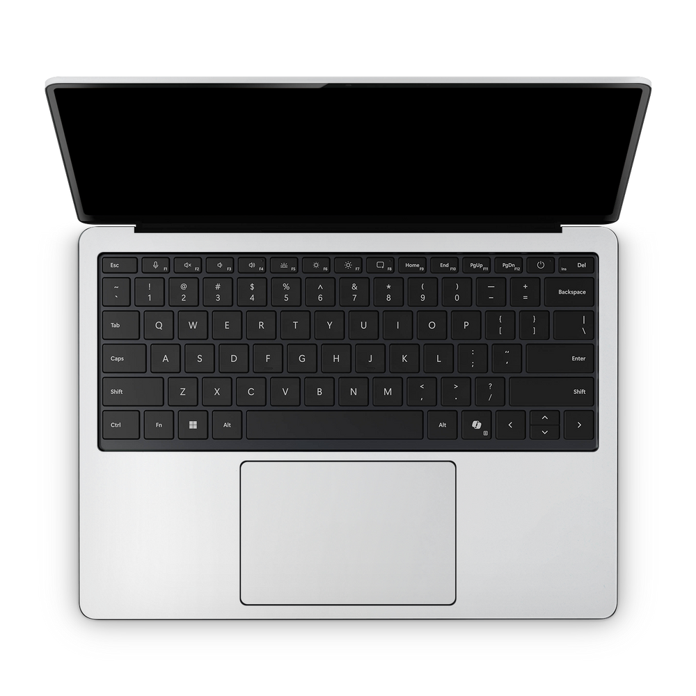 Microsoft Surface Laptop 7 13 2024 Professional Interior Frosty Vanilla Skin Wrap Cover