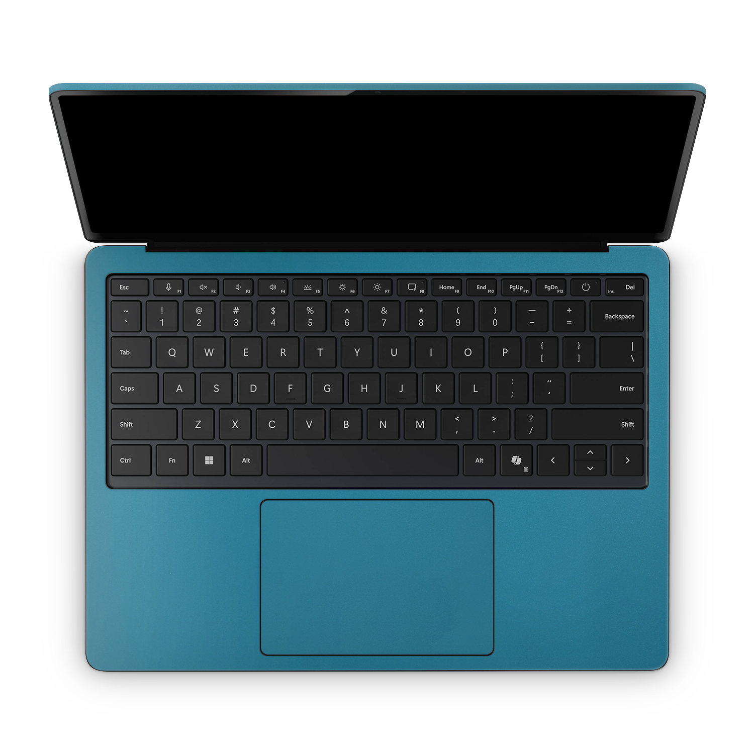Microsoft Surface Laptop 7 13 2024 Professional Interior Satin Ocean Shimmer Skin Wrap Cover