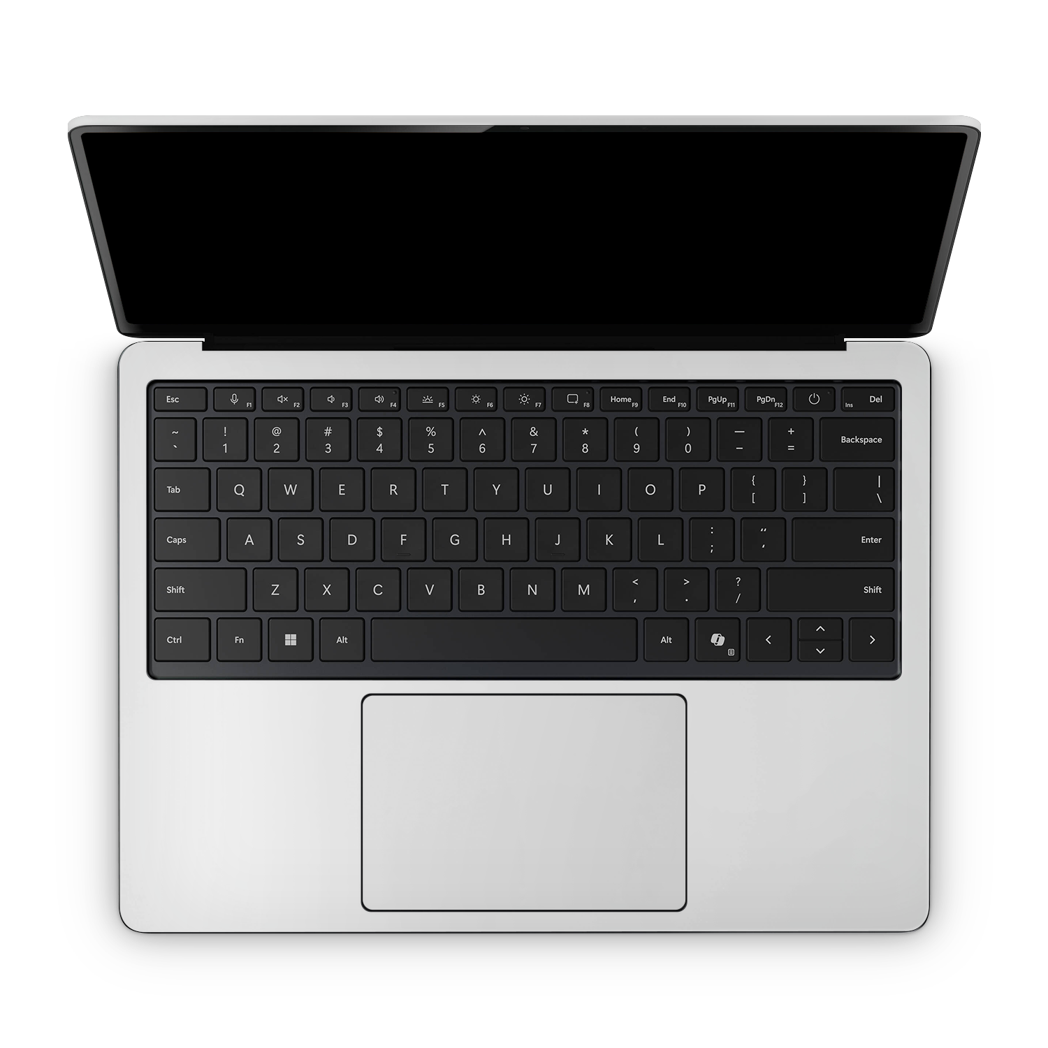 Microsoft Surface Laptop 7 13 2024 Professional Interior Satin White Skin Wrap Cover