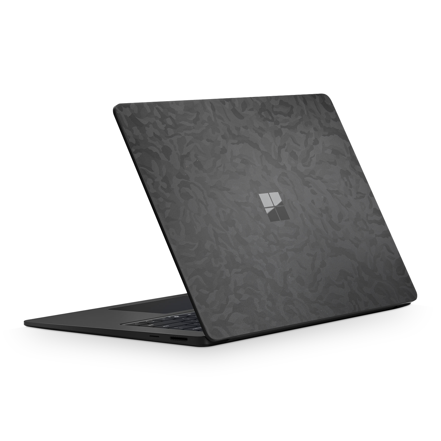Microsoft Surface Laptop 7 15 2024 Essentials Black Camo Skin Wrap Cover