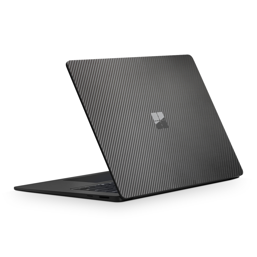 Microsoft Surface Laptop 7 15 2024 Essentials Black Carbon Fiber Skin Wrap Cover