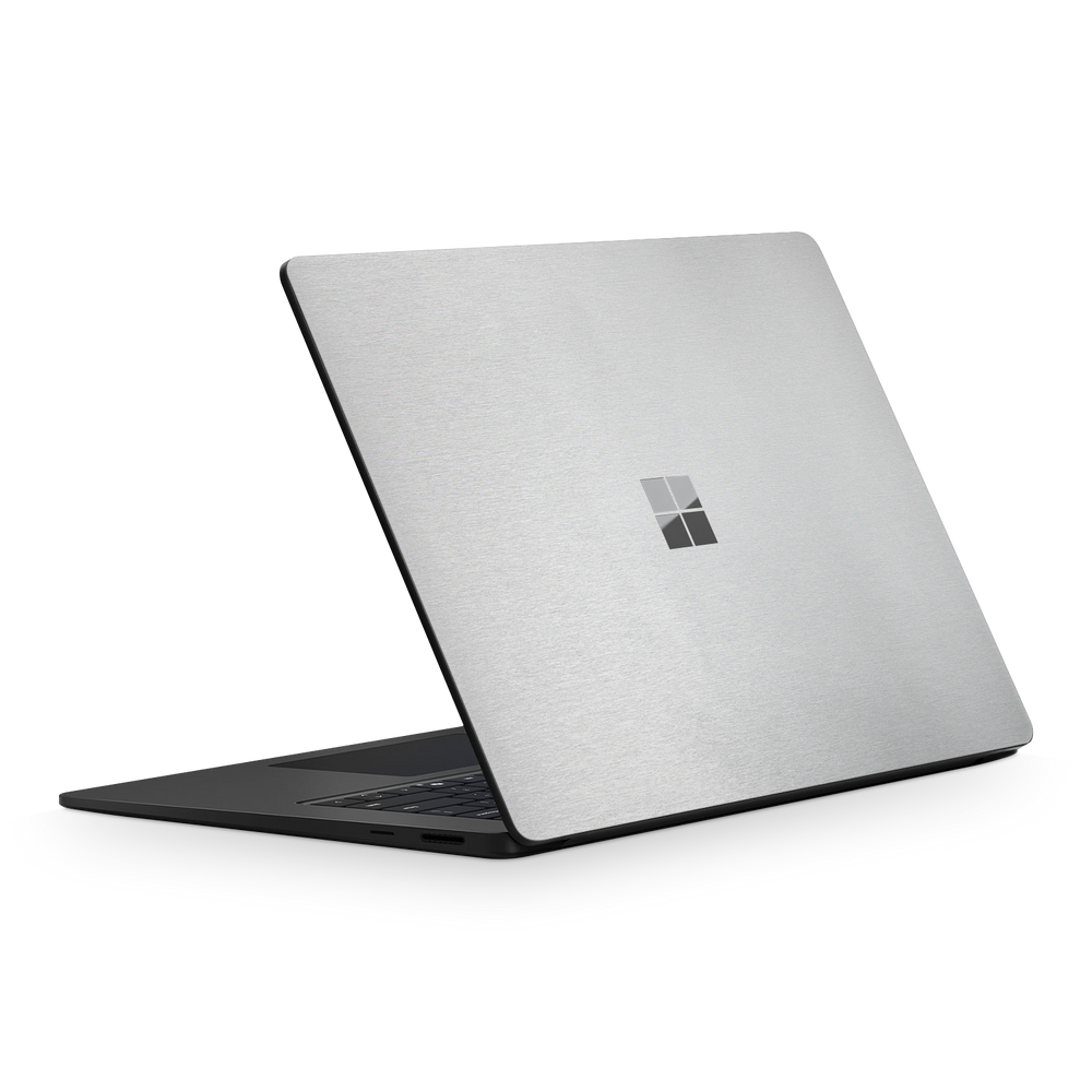 Microsoft Surface Laptop 7 15 2024 Essentials Brushed Aluminum Skin Wrap Cover
