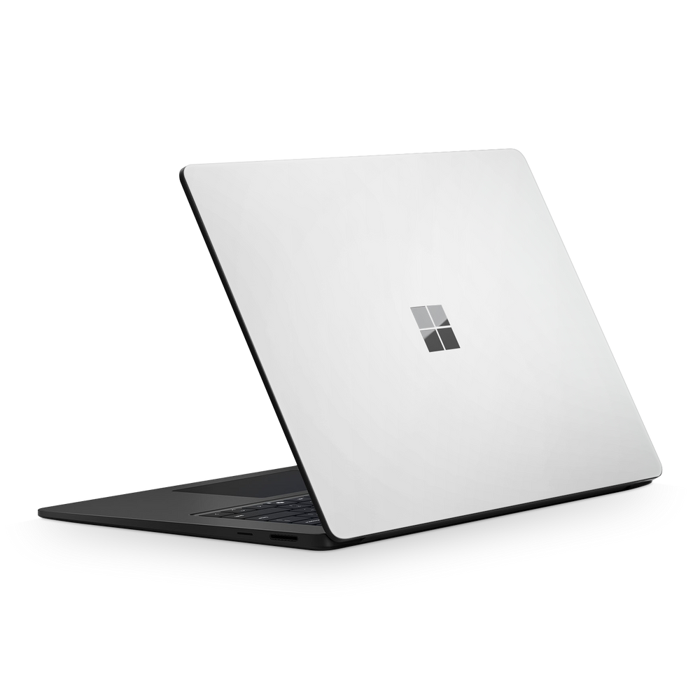 Microsoft Surface Laptop 7 15 2024 Essentials Satin White Skin Wrap Cover