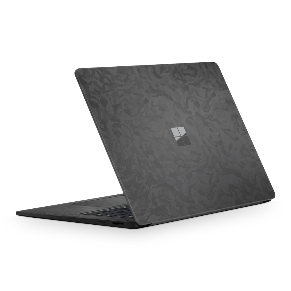 Microsoft Surface Laptop 7 15 2024 Professional Black Camo Skin Wrap Cover