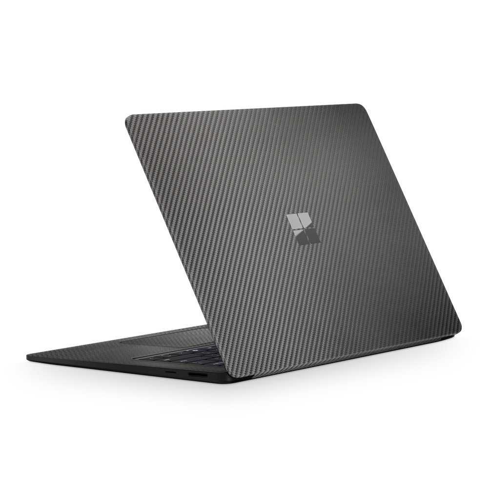 Microsoft Surface Laptop 7 15 2024 Professional Black Carbon Fiber Skin Wrap Cover