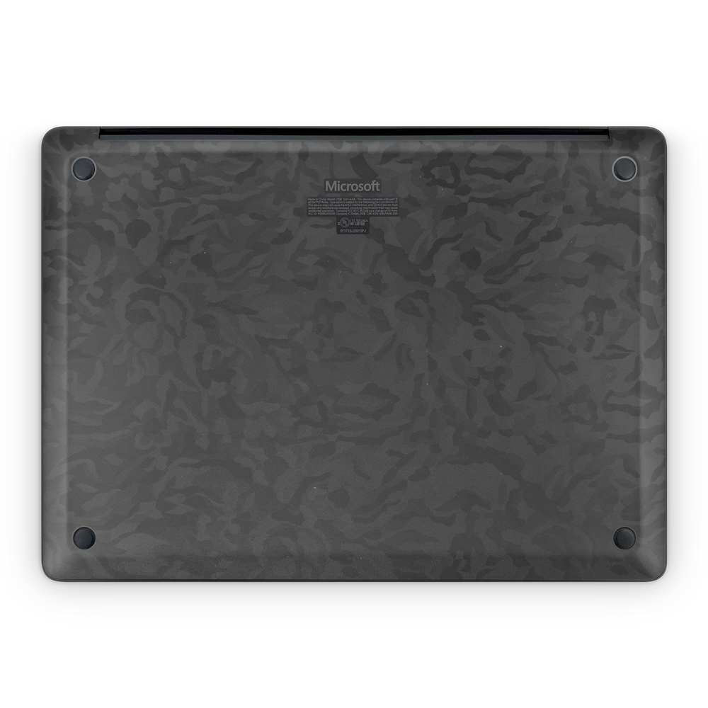 Microsoft Surface Laptop 7 15 2024 Professional Bottom Black Camo Skin Wrap Cover