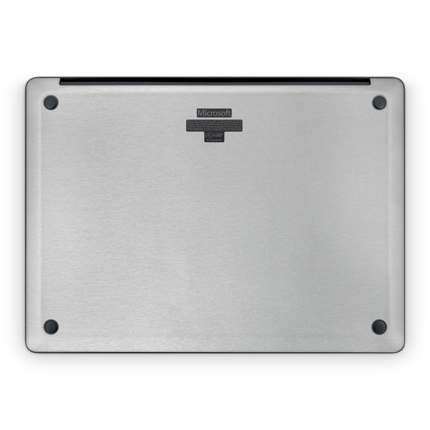 Microsoft Surface Laptop 7 15 2024 Professional Bottom Brushed Aluminum Skin Wrap Cover