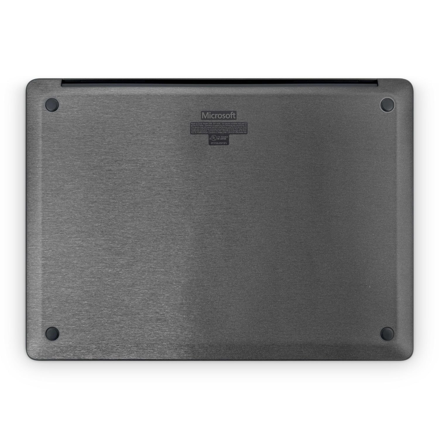 Microsoft Surface Laptop 7 15 2024 Professional Bottom Brushed Black Skin Wrap Cover