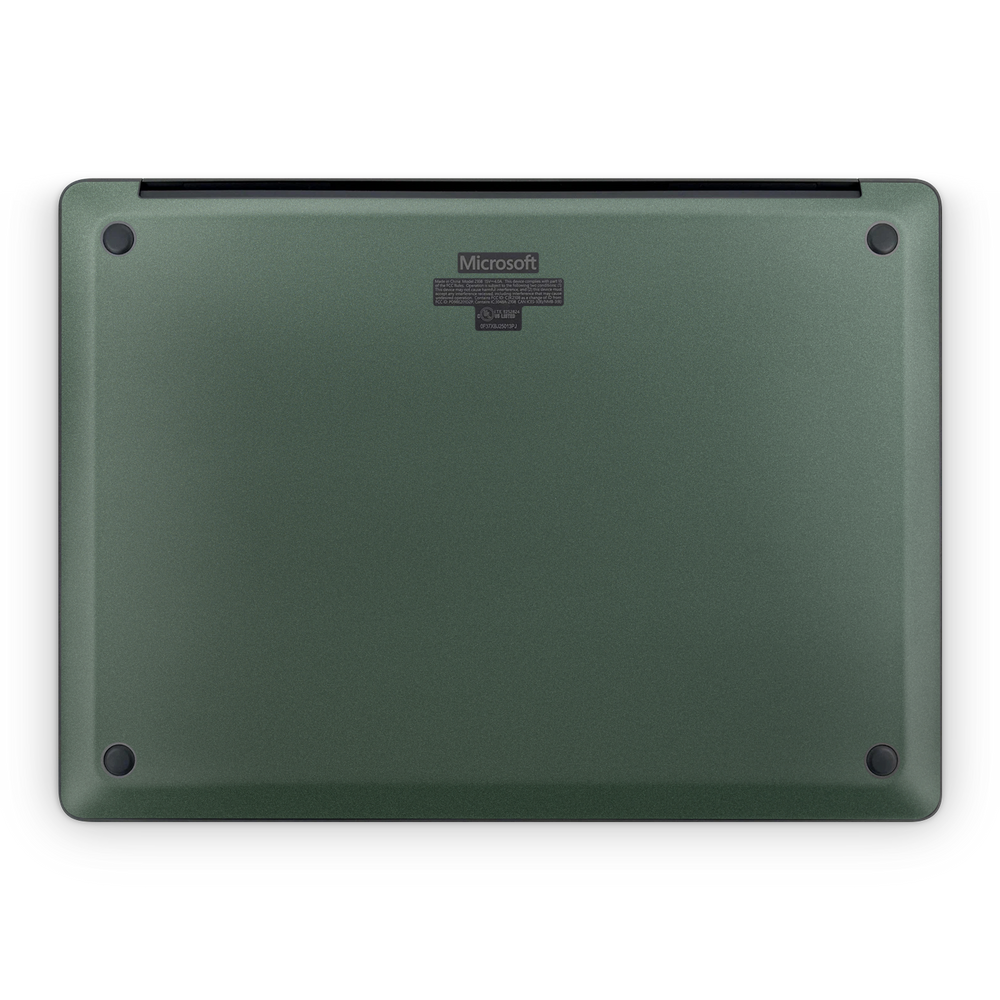 Microsoft Surface Laptop 7 15" 2024 Professional Bottom Matte Green Metallic Skin Wrap Cover