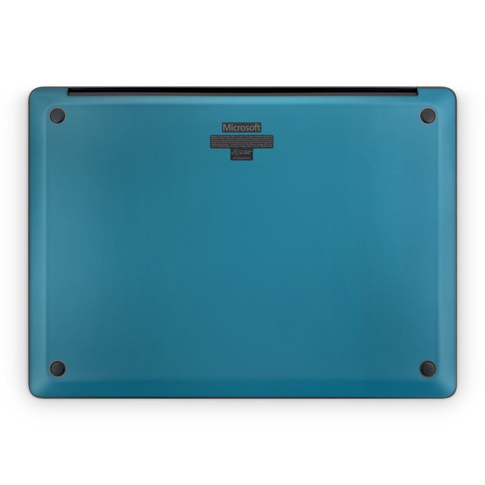 Microsoft Surface Laptop 7 15 2024 Professional Bottom Satin Ocean Shimmer Skin Wrap Cover