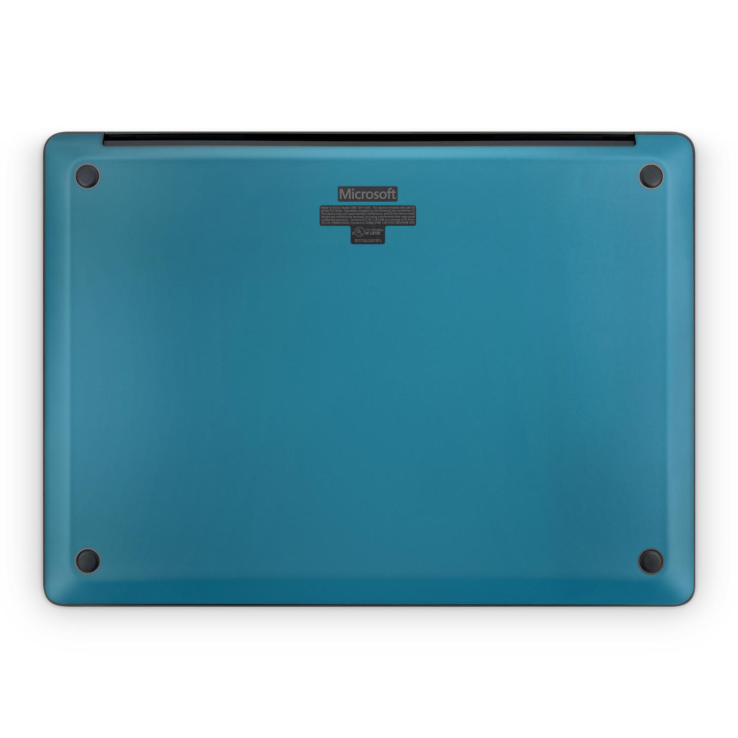 Microsoft Surface Laptop 7 15 2024 Professional Bottom Satin Ocean Shimmer Skin Wrap Cover