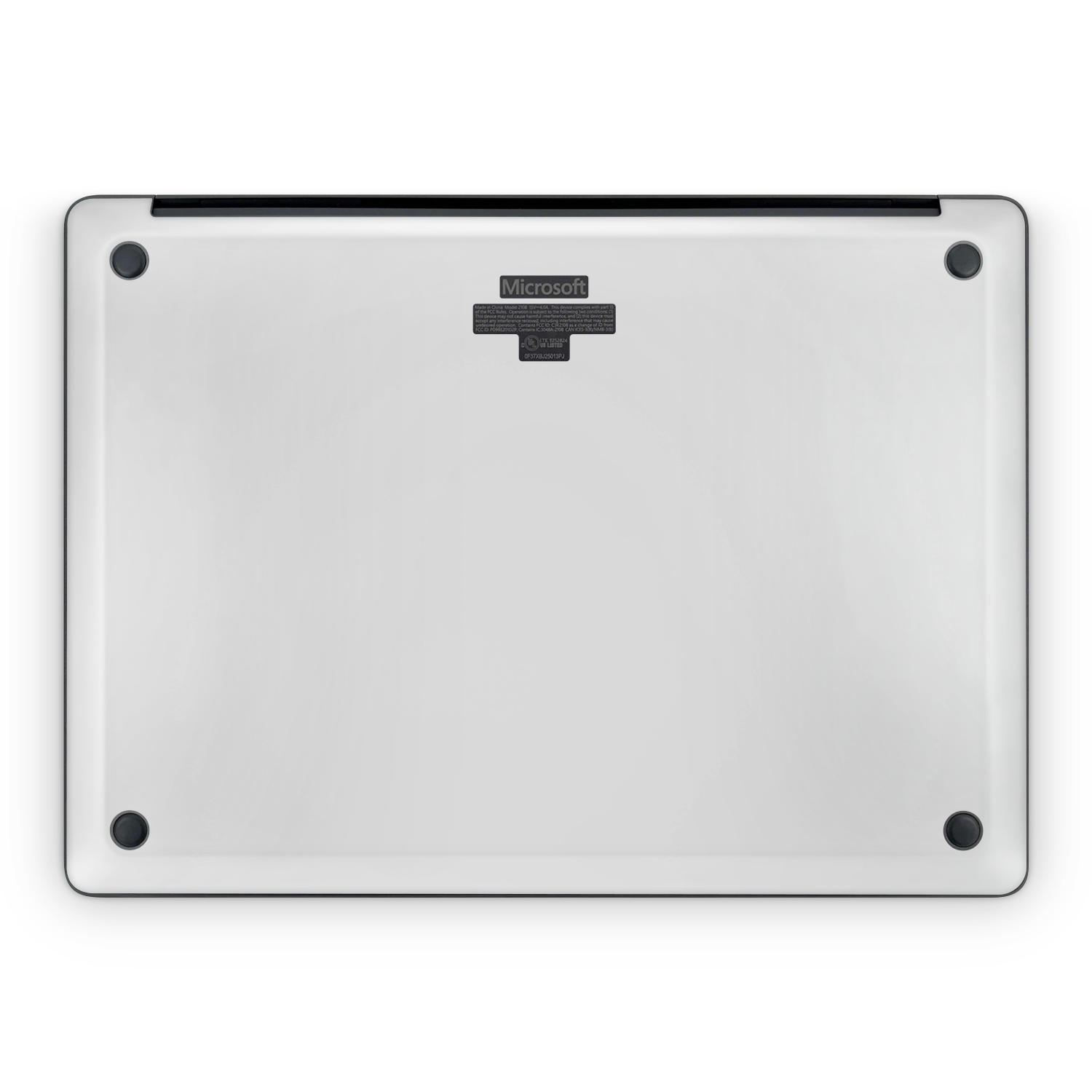 Microsoft Surface Laptop 7 15 2024 Professional Bottom Satin White Skin Wrap Cover