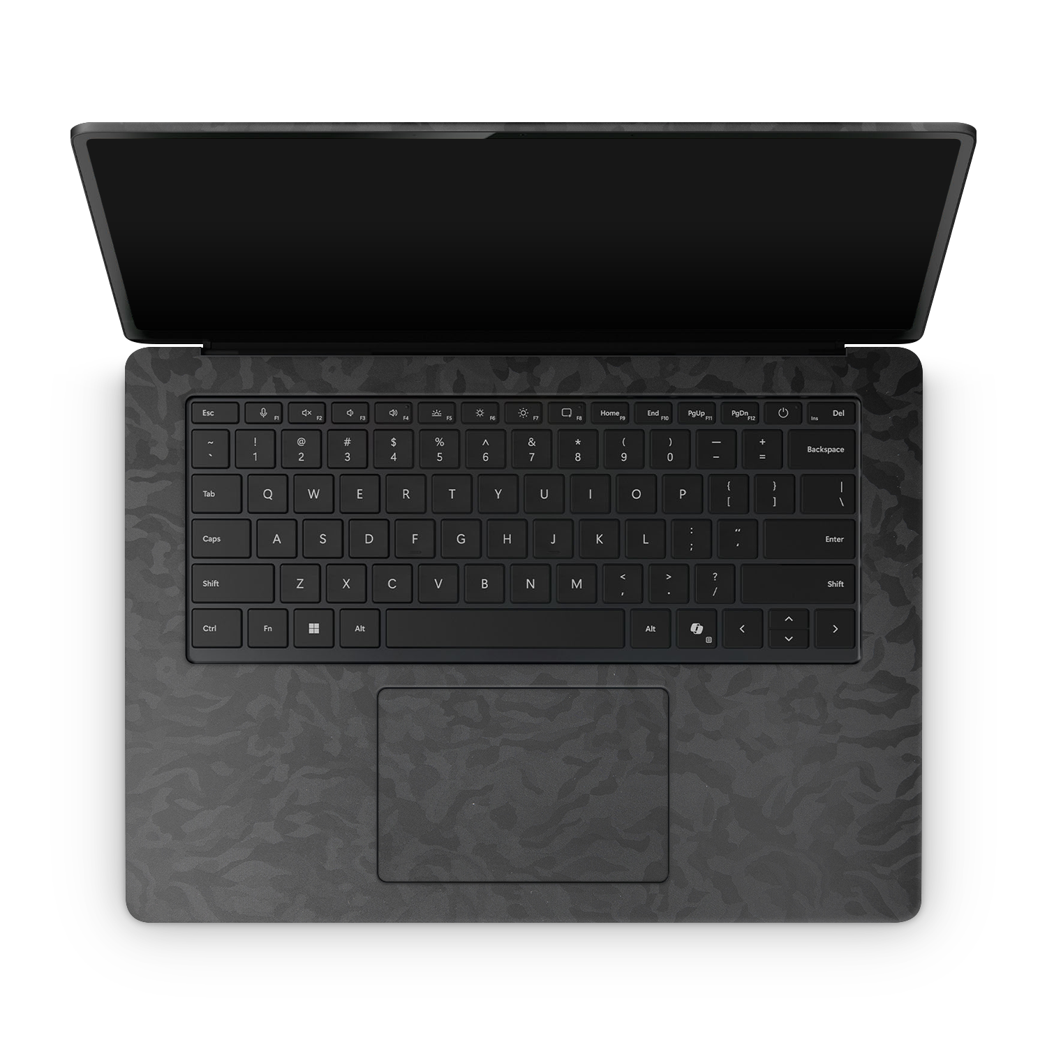 Microsoft Surface Laptop 7 15 2024 Professional Interior Black Camo Skin Wrap Cover