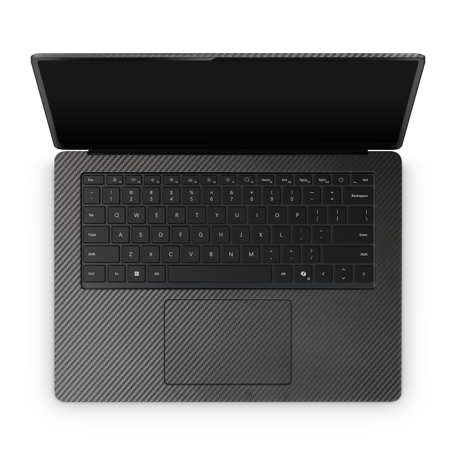 Microsoft Surface Laptop 7 15 2024 Professional Interior Black Carbon Fiber Skin Wrap Cover