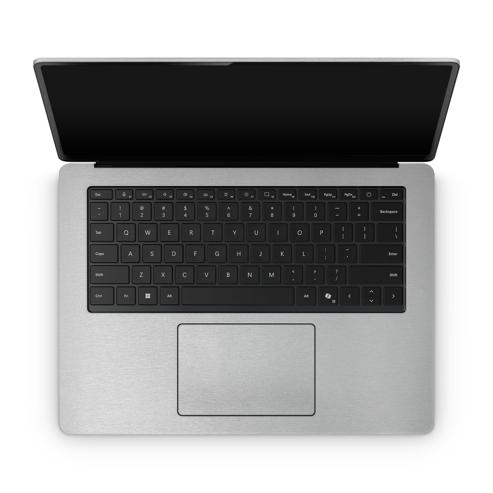 Microsoft Surface Laptop 7 15 2024 Professional Interior Brushed Aluminum Skin Wrap Cover