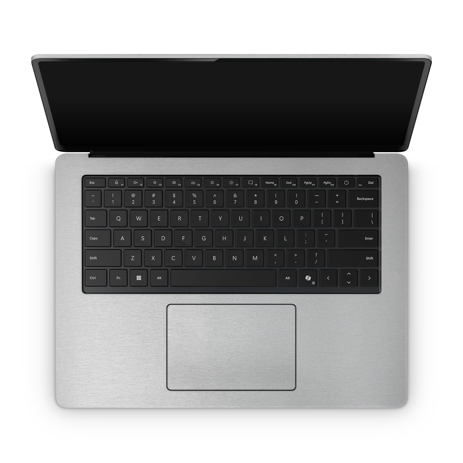 Microsoft Surface Laptop 7 15 2024 Professional Interior Brushed Aluminum Skin Wrap Cover