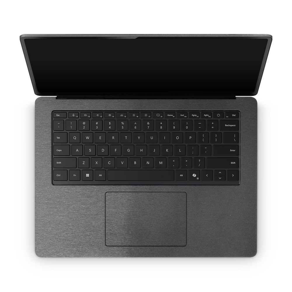 Microsoft Surface Laptop 7 15 2024 Professional Interior Brushed Black Skin Wrap Cover