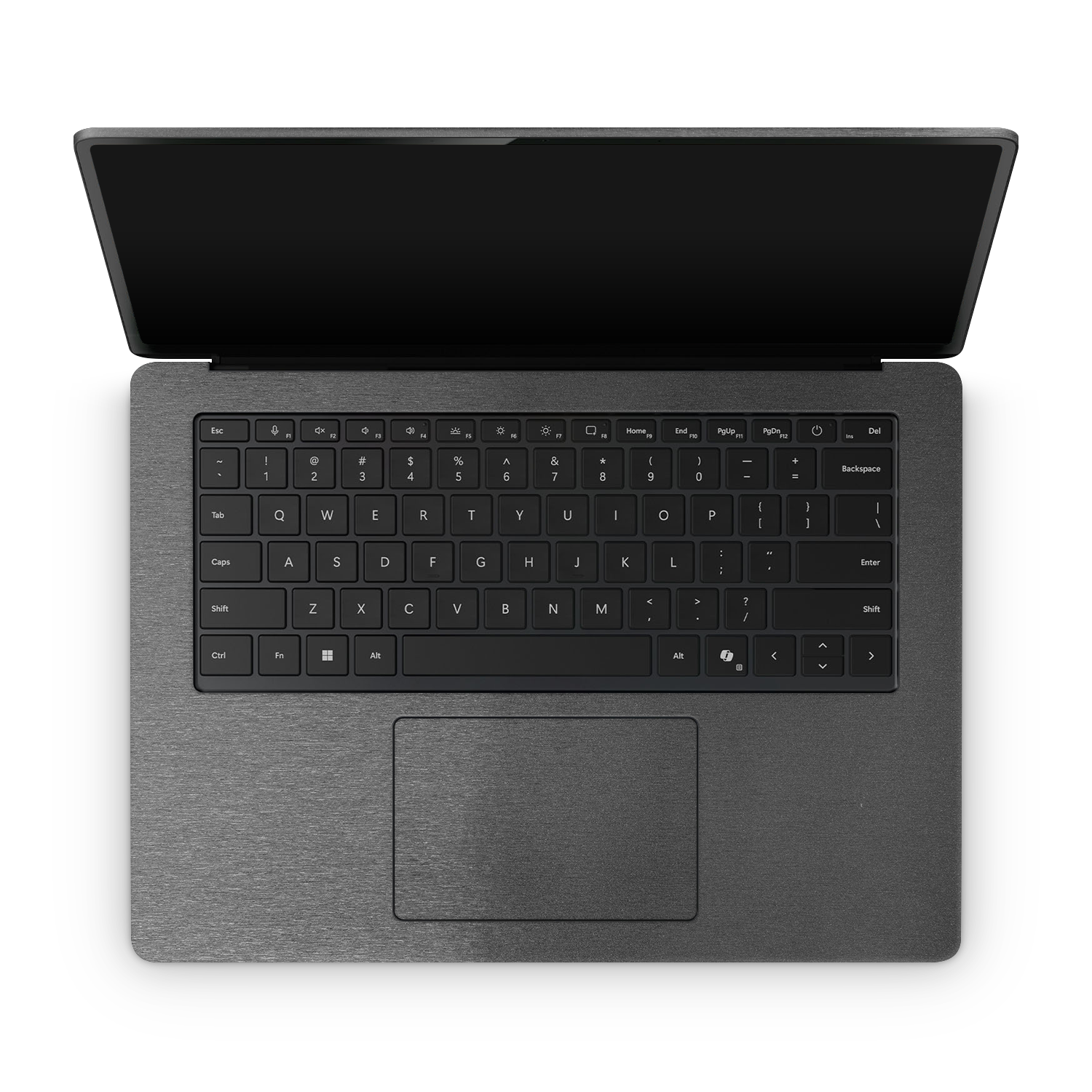 Microsoft Surface Laptop 7 15 2024 Professional Interior Brushed Black Skin Wrap Cover