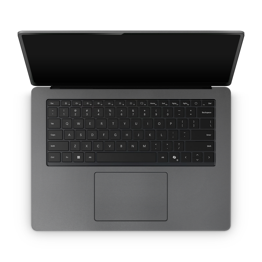 Microsoft Surface Laptop 7 15 2024 Professional Interior Charcoal Grey Skin Wrap Cover