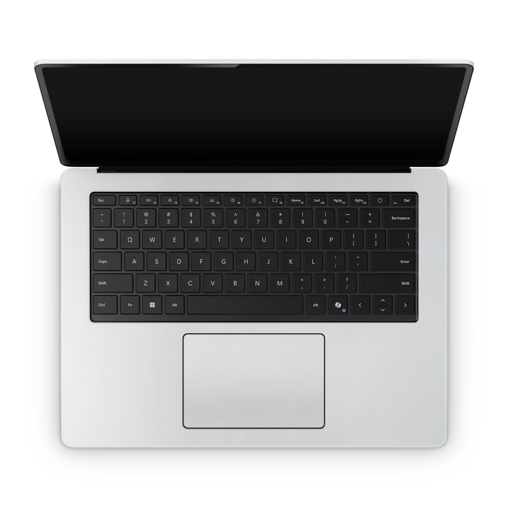 Microsoft Surface Laptop 7 15 2024 Professional Interior Frosty Vanilla Skin Wrap Cover