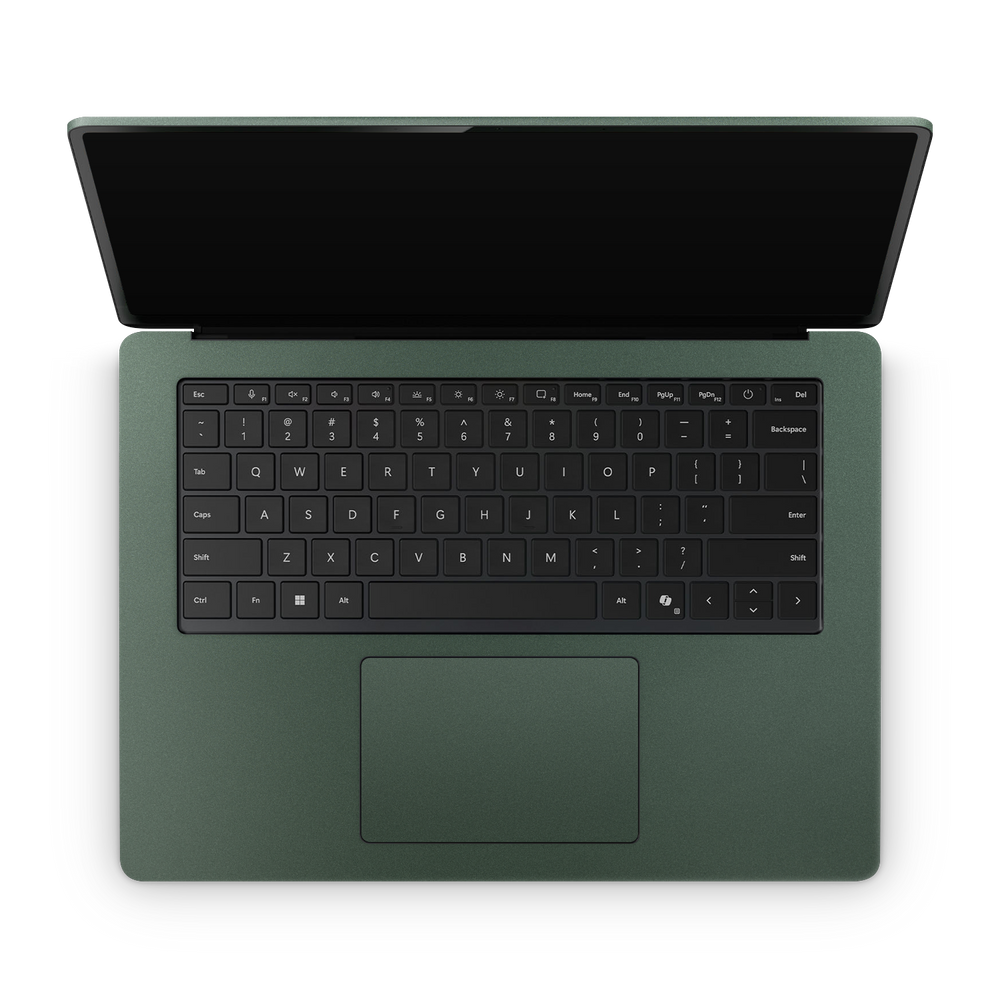 Microsoft Surface Laptop 7 15" 2024 Professional Interior Matte Green Metallic Skin Wrap Cover
