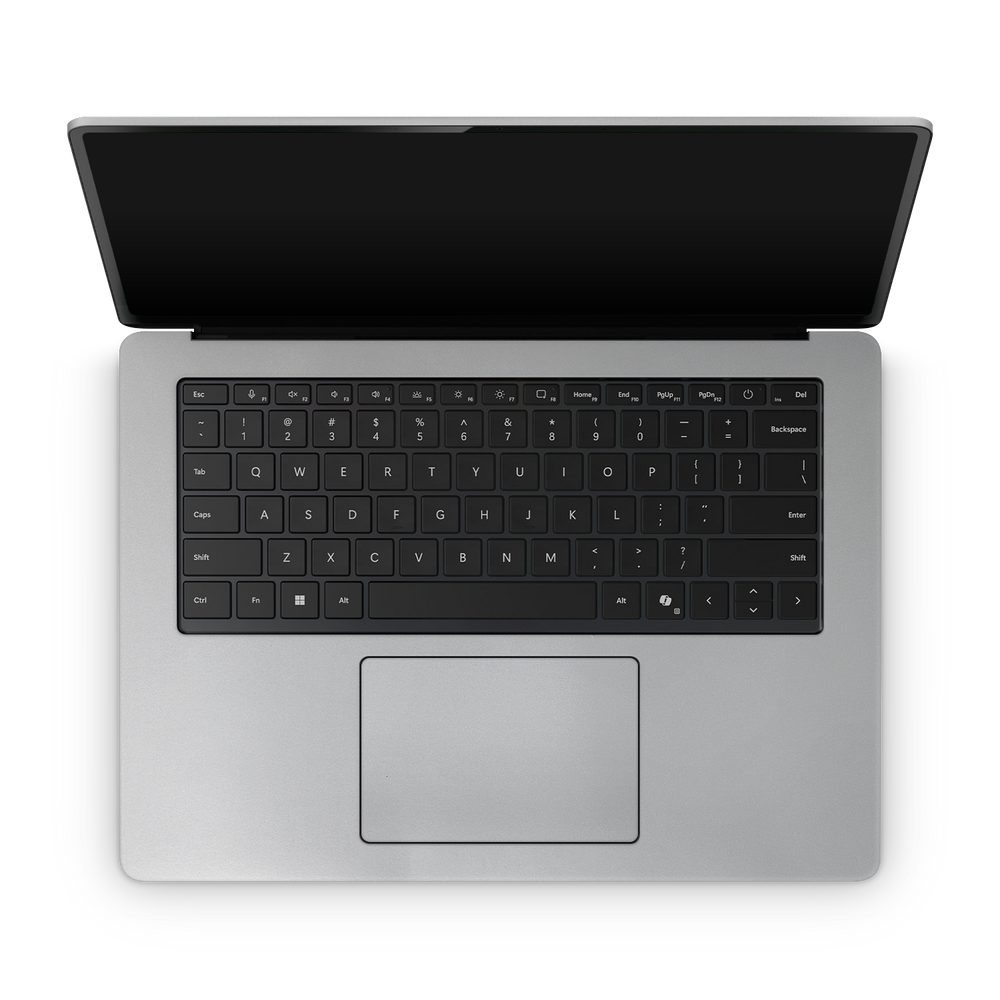 Microsoft Surface Laptop 7 15 2024 Professional Interior Satin Aluminum Skin Wrap Cover