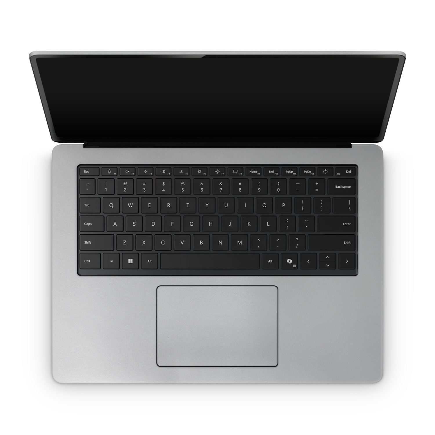 Microsoft Surface Laptop 7 15 2024 Professional Interior Satin Aluminum Skin Wrap Cover