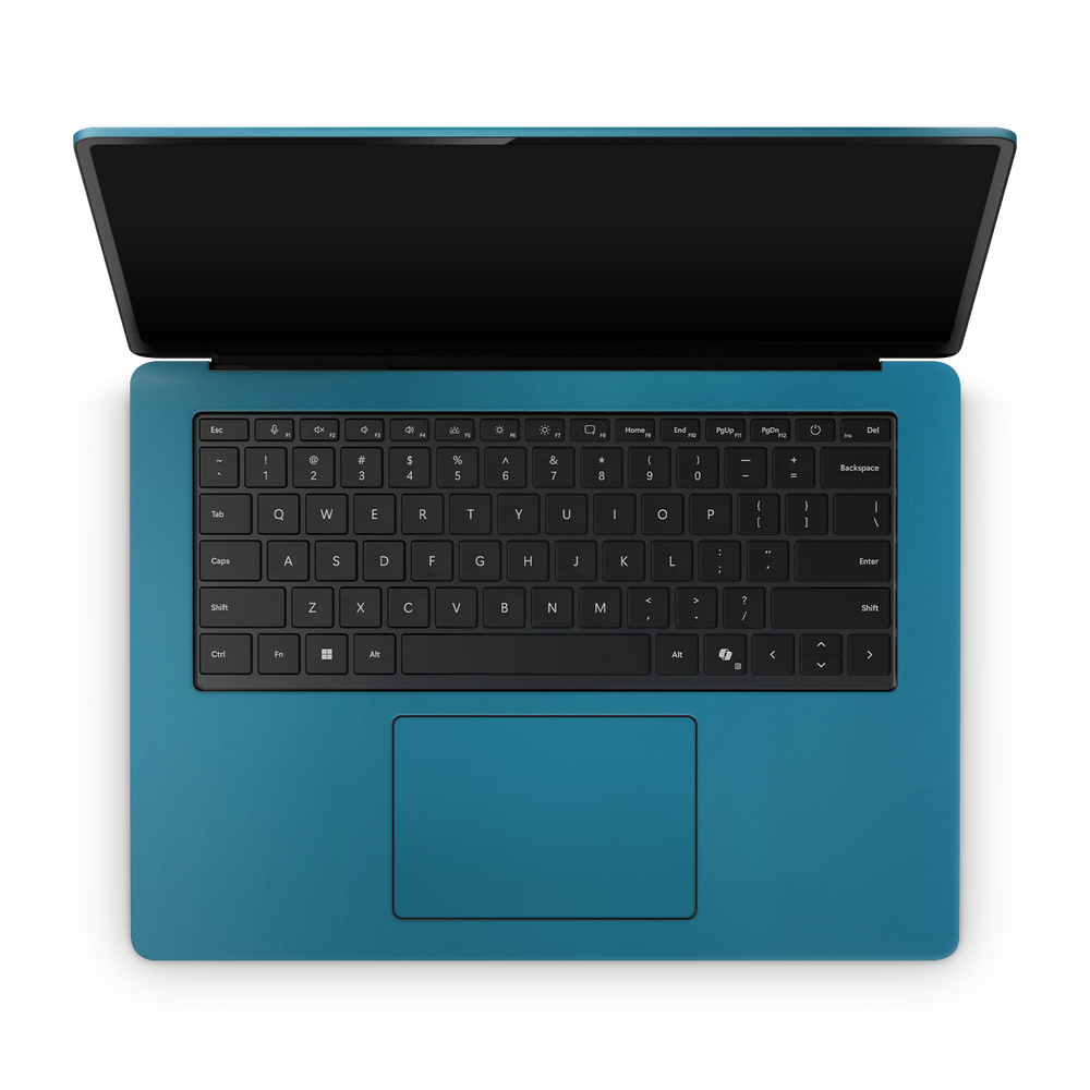 Microsoft Surface Laptop 7 15 2024 Professional Interior Satin Ocean Shimmer Skin Wrap Cover