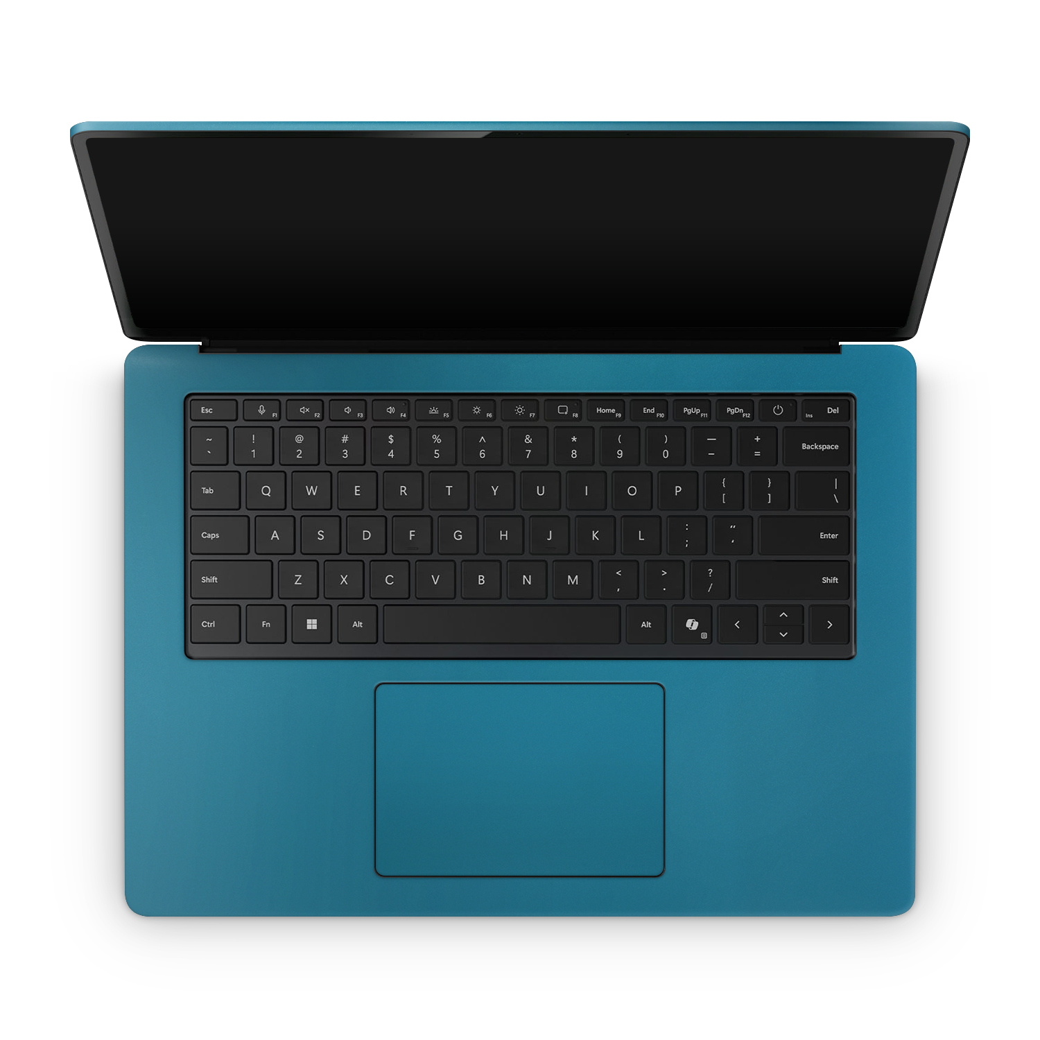 Microsoft Surface Laptop 7 15 2024 Professional Interior Satin Ocean Shimmer Skin Wrap Cover