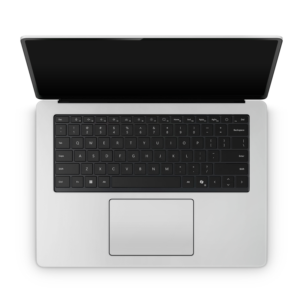 Microsoft Surface Laptop 7 15 2024 Professional Interior Satin White Skin Wrap Cover
