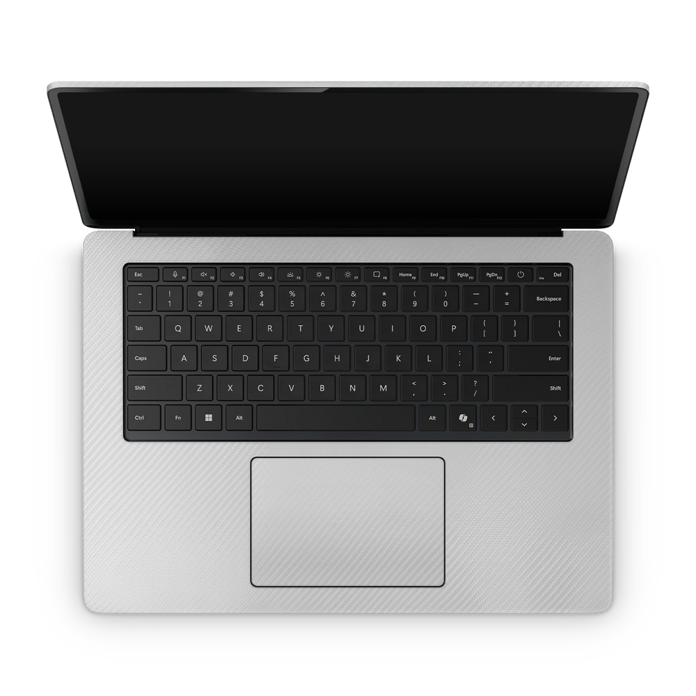 Microsoft Surface Laptop 7 15 2024 Professional Interior White Carbon Fiber Skin Wrap Cover