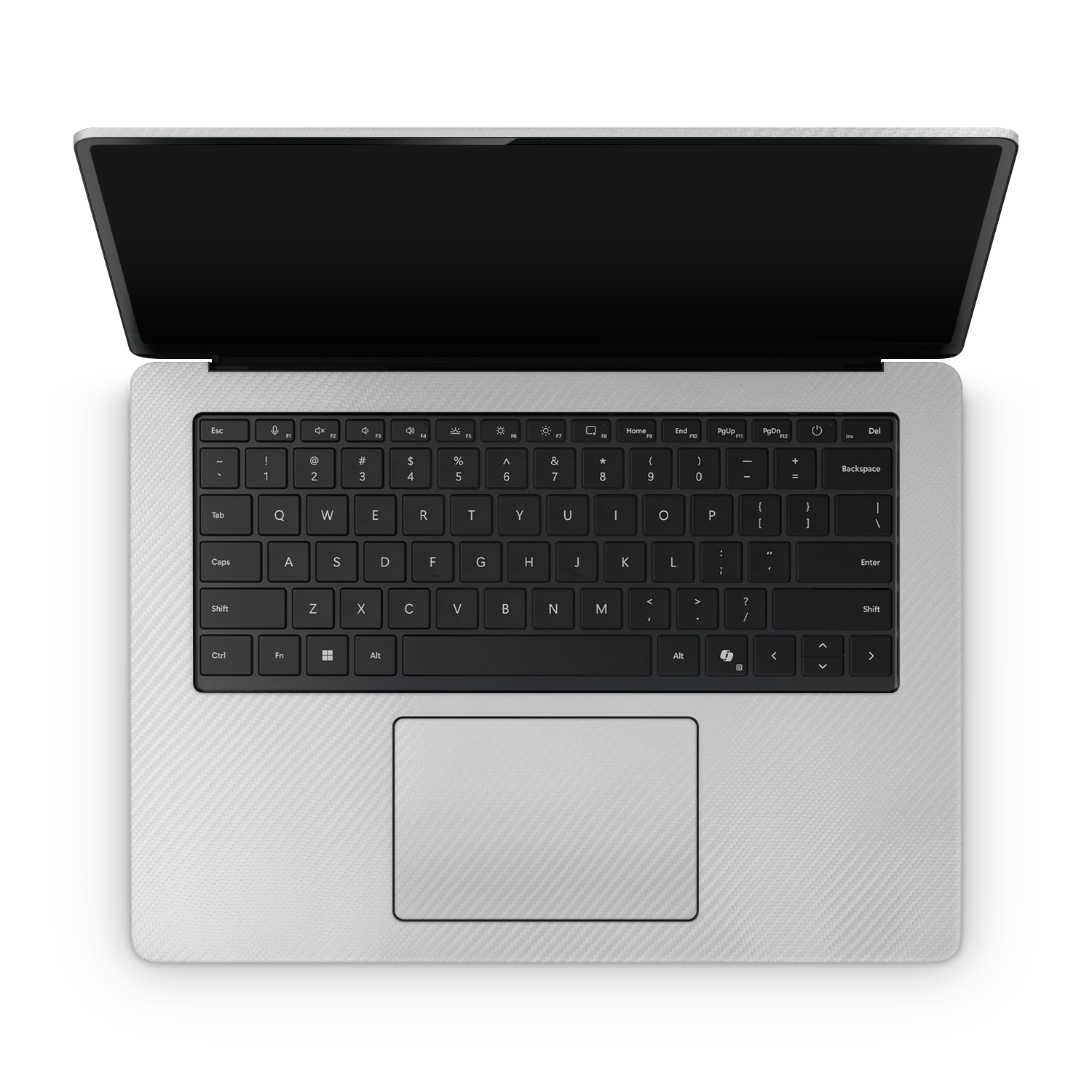 Microsoft Surface Laptop 7 15 2024 Professional Interior White Carbon Fiber Skin Wrap Cover