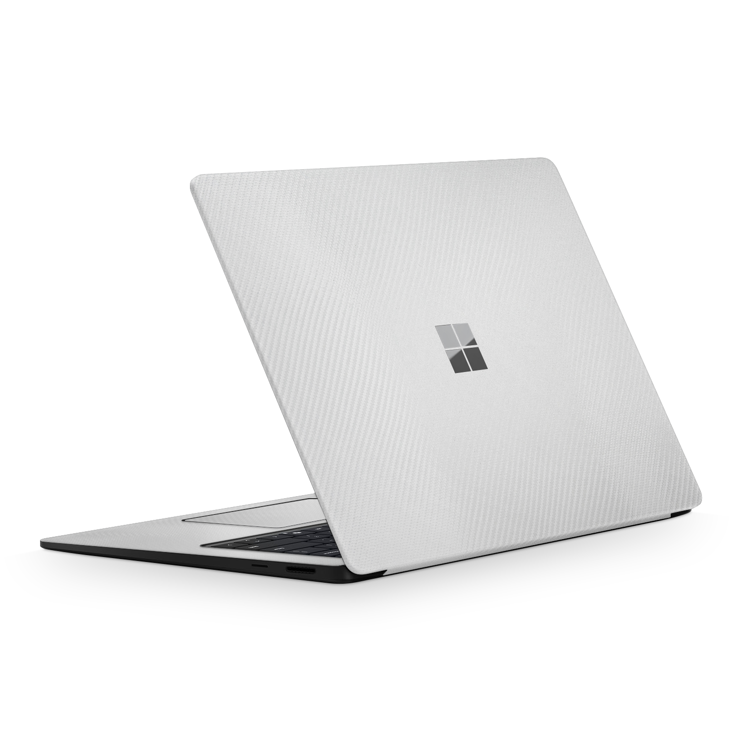 Microsoft Surface Laptop 7 15 2024 Professional White Carbon Fiber Skin Wrap Cover