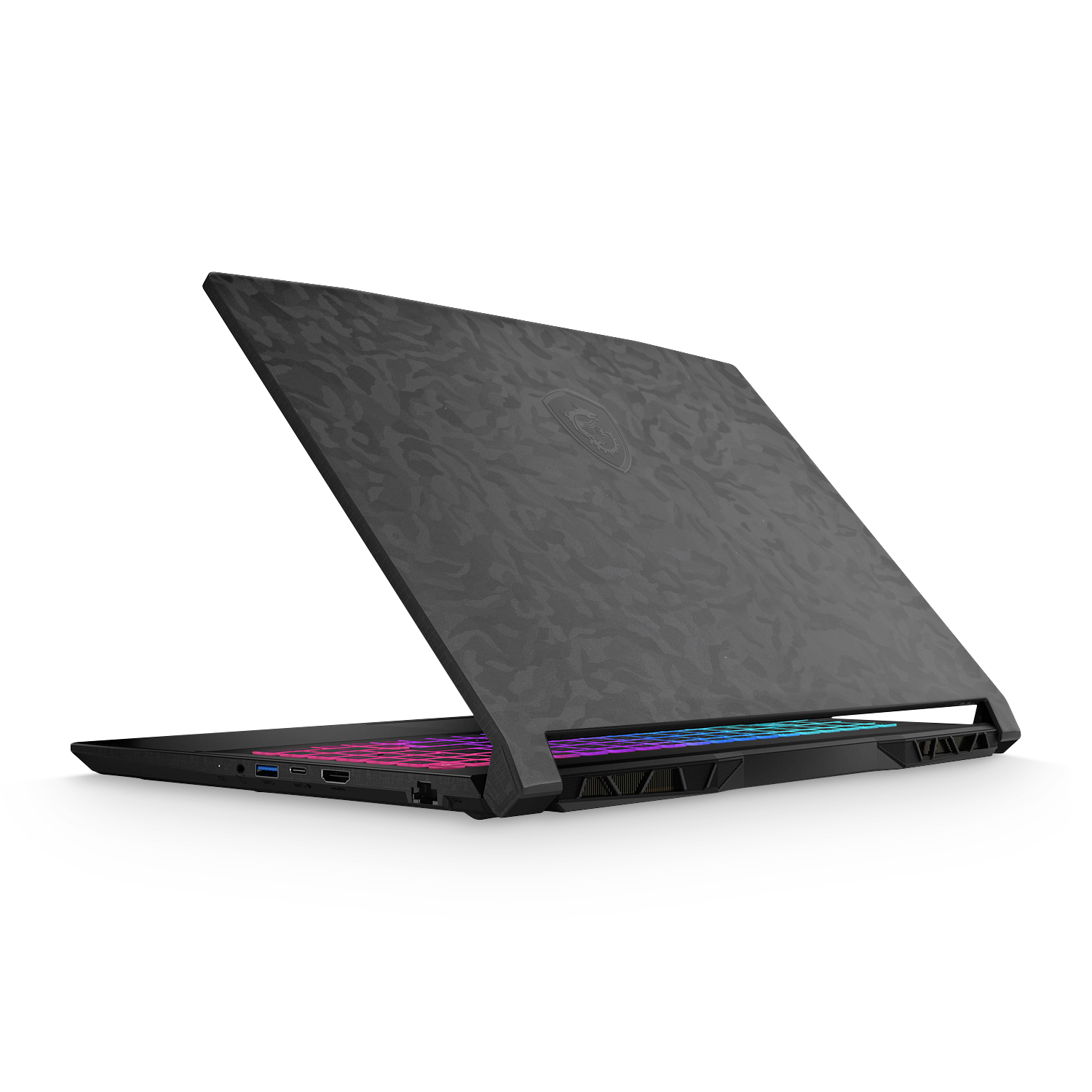 Msi Katana 15 2023 Essentials Black Camo Skin Wrap Cover