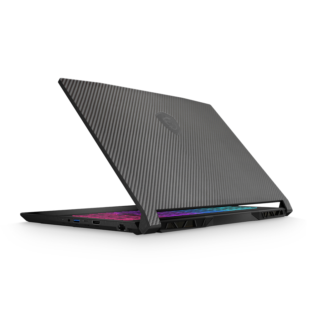 Msi Katana 15 2023 Essentials Black Carbon Fiber Skin Wrap Cover