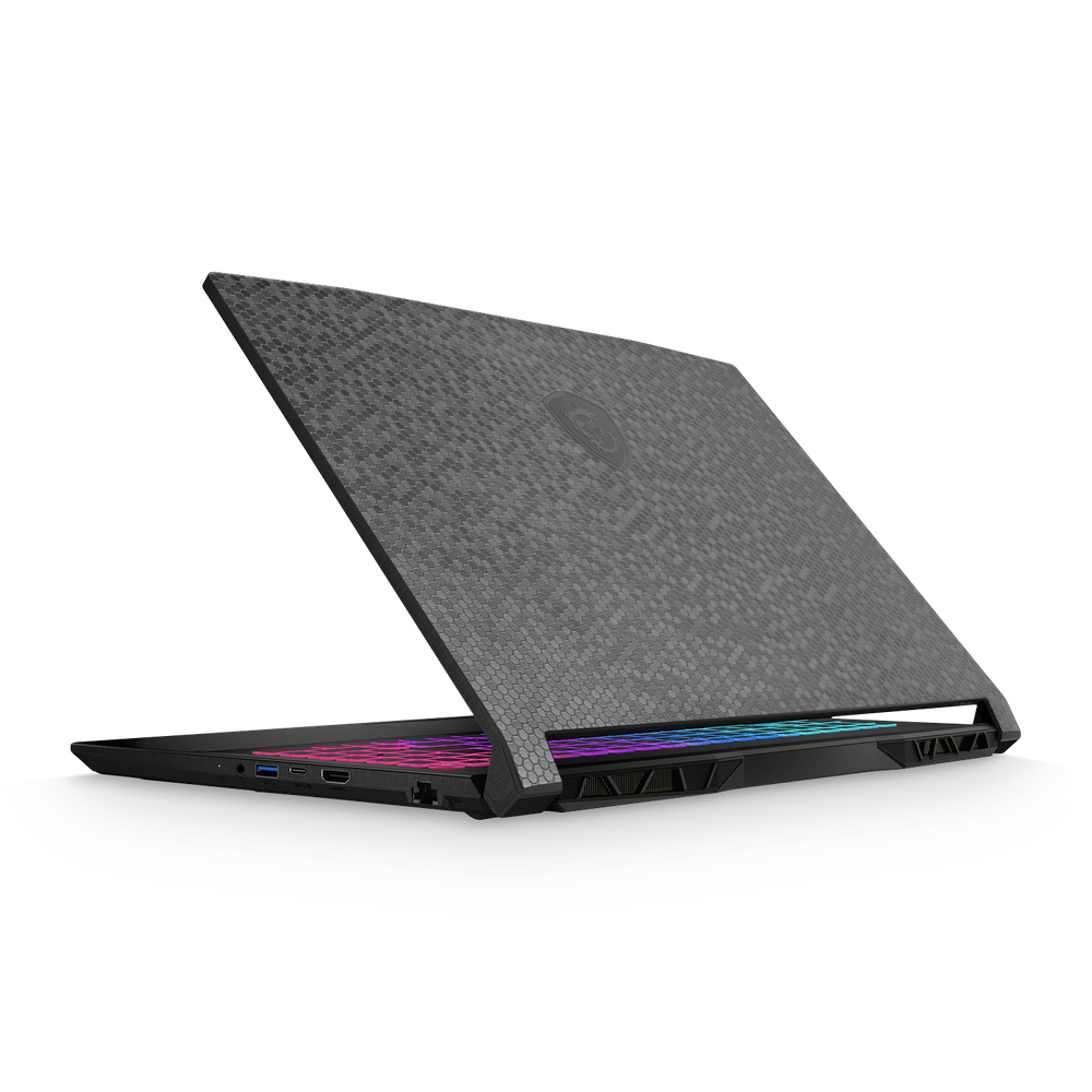 Msi Katana 15 2023 Essentials Black Honeycomb Skin Wrap Cover
