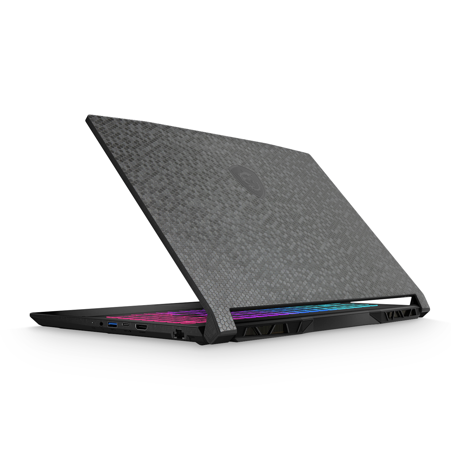 Msi Katana 15 2023 Essentials Black Honeycomb Skin Wrap Cover