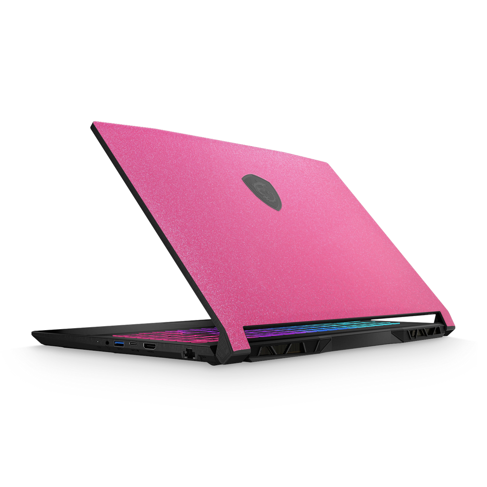 Msi Katana 15 2023 Essentials Pink Glitterbomb Skin Wrap Cover