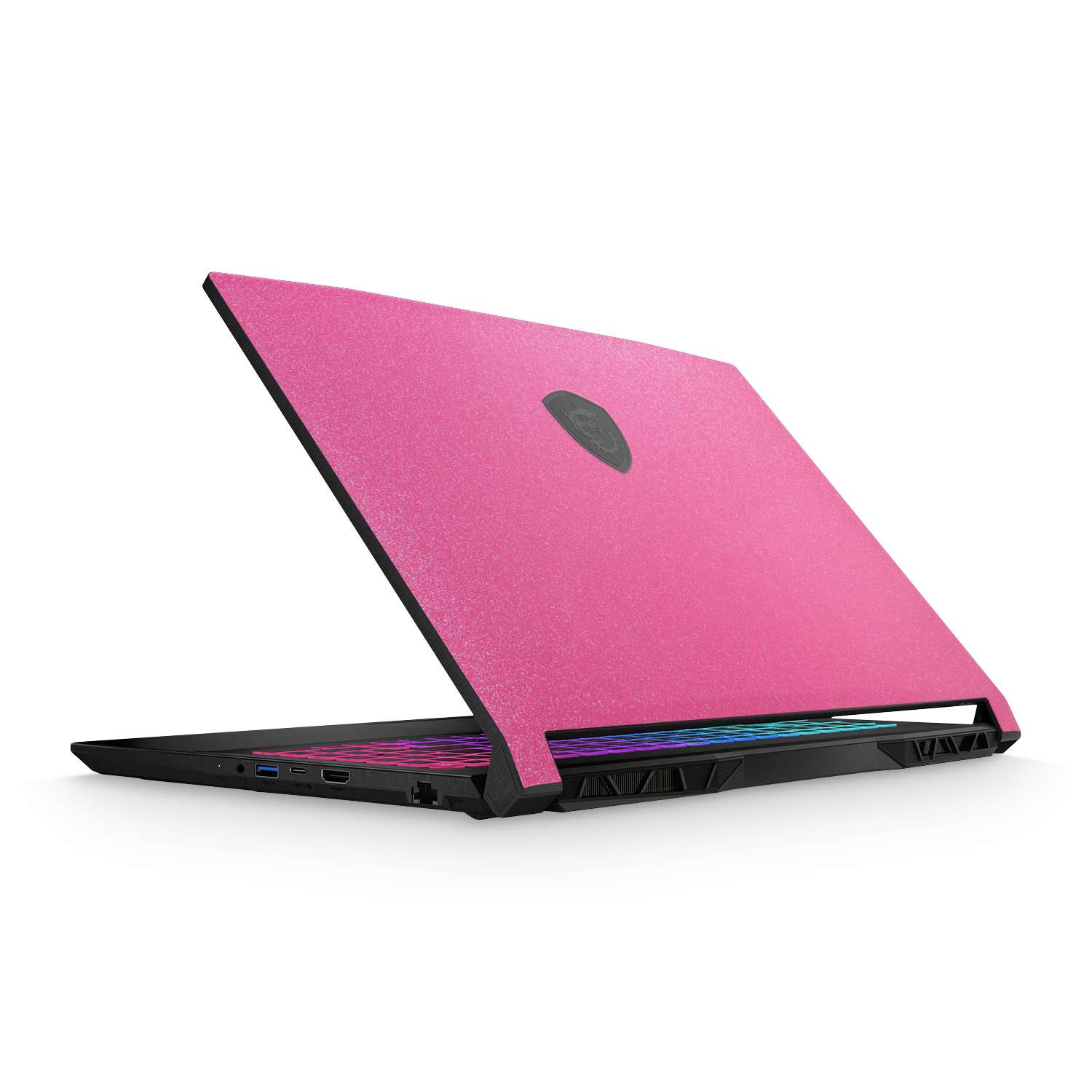 Msi Katana 15 2023 Essentials Pink Glitterbomb Skin Wrap Cover