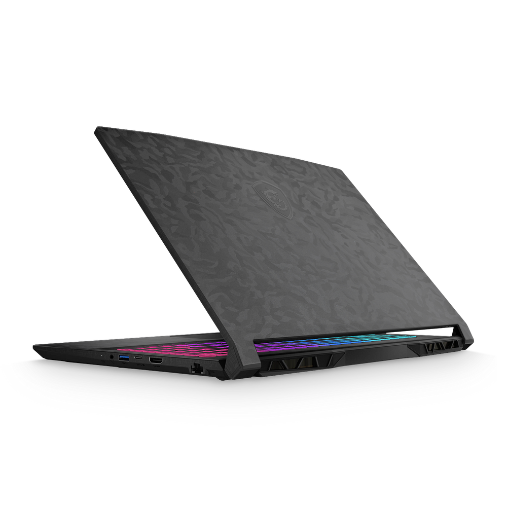 Msi Katana 15 2023 Professional Black Camo Skin Wrap Cover