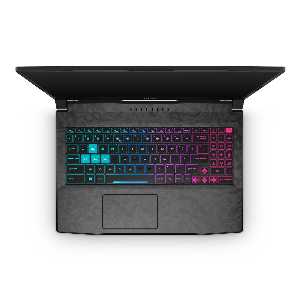 Msi Katana 15 2023 Professional Interior Black Camo Skin Wrap Cover
