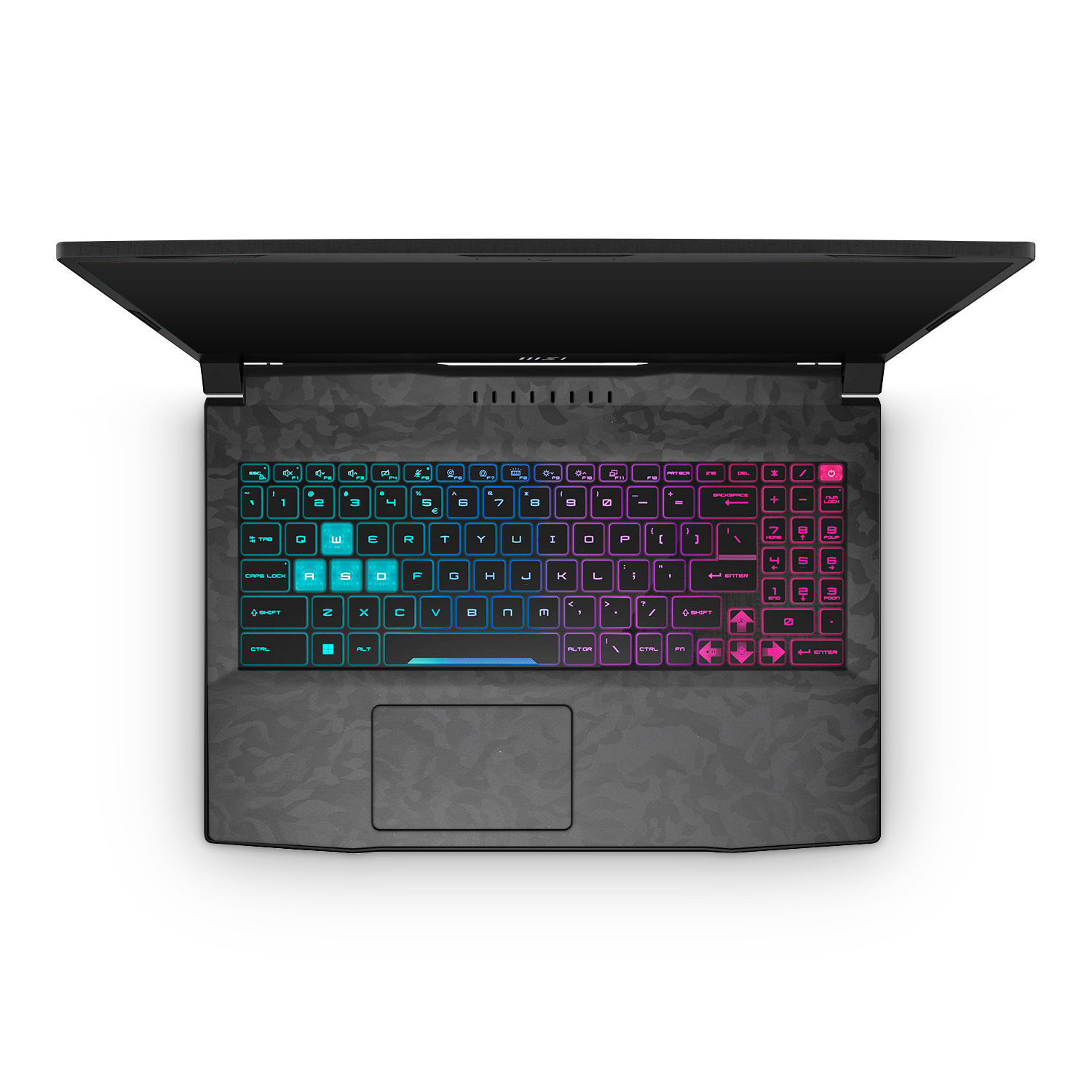 Msi Katana 15 2023 Professional Interior Black Camo Skin Wrap Cover