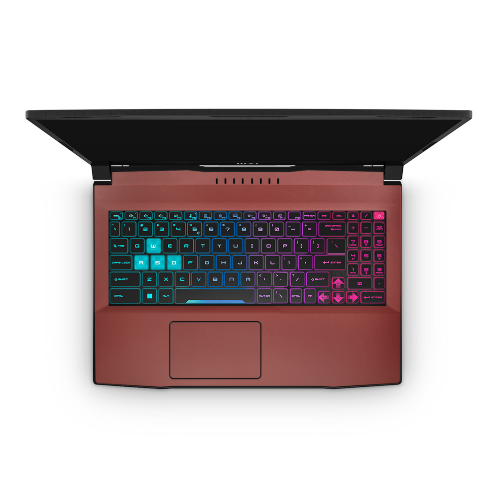 MSI Katana 15" 2023 Professional Interior Vampire Red Skin Wrap Cover