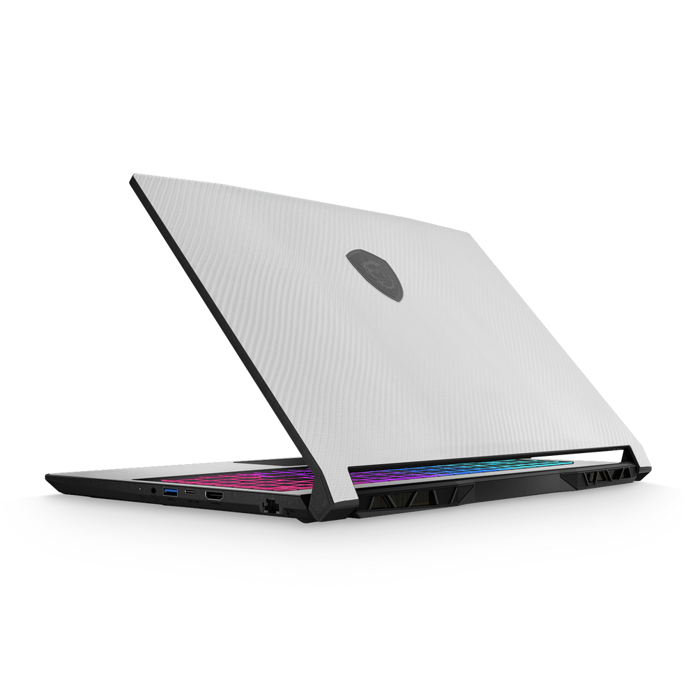 Msi Katana 15 2023 Professional White Carbon Fiber Skin Wrap Cover