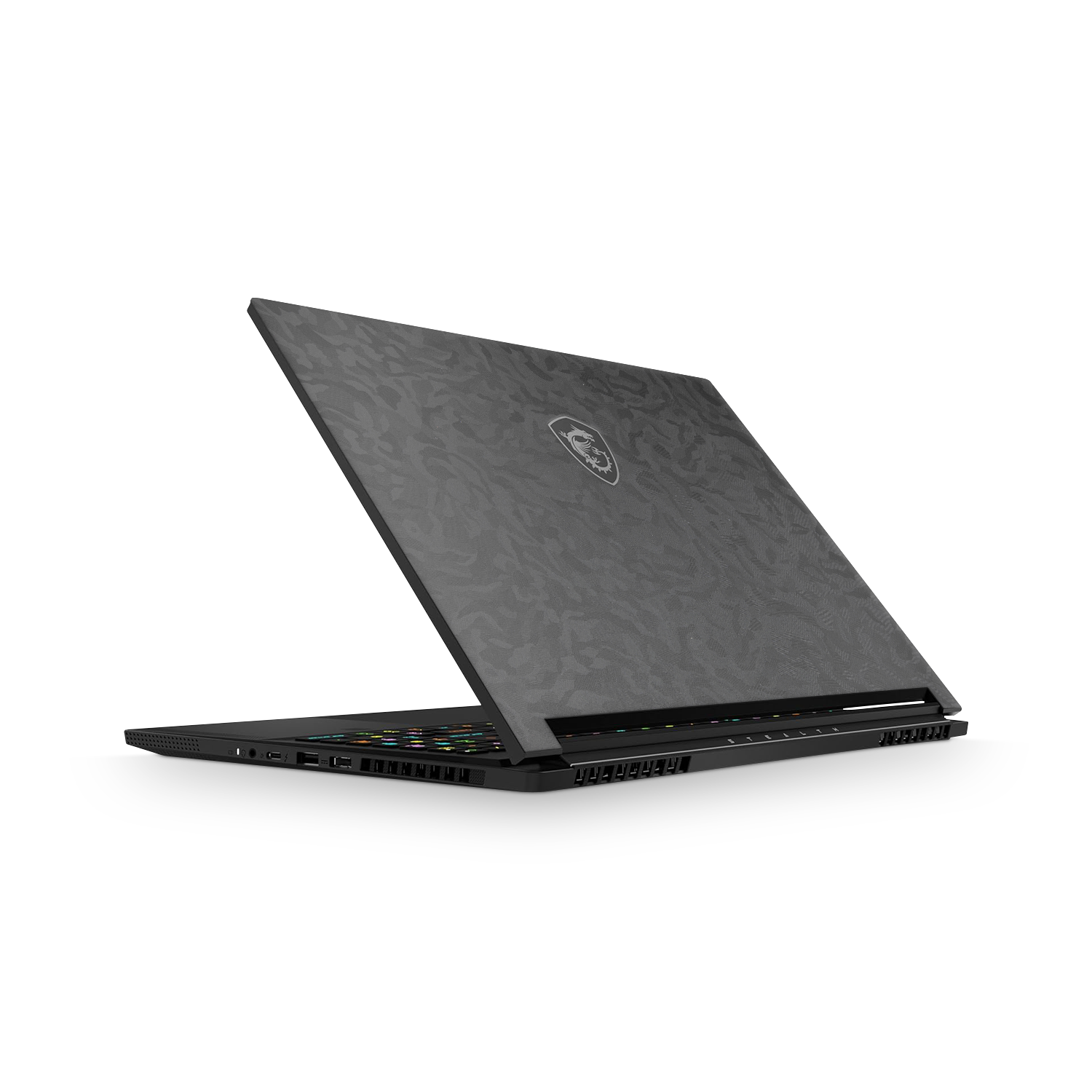 Msi Stealth 16 2025 Essentials Black Camo Skin Wrap Cover