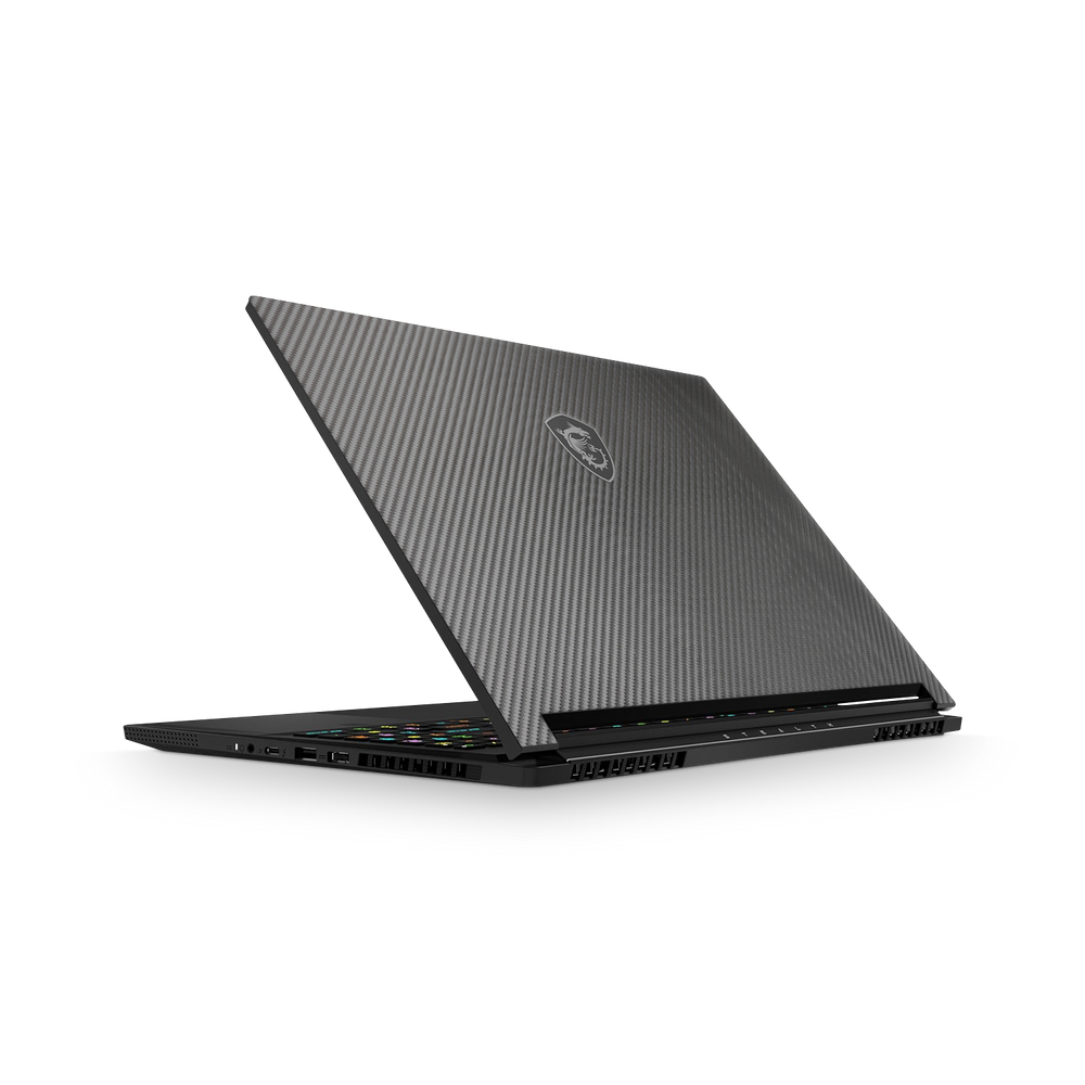 Msi Stealth 16 2025 Essentials Black Carbon Fiber Skin Wrap Cover